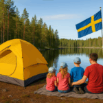 Zelten mit Kindern in Schweden